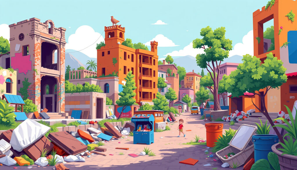 Revitalizing the Ruins: Transforming Trashy Town into a Treasure